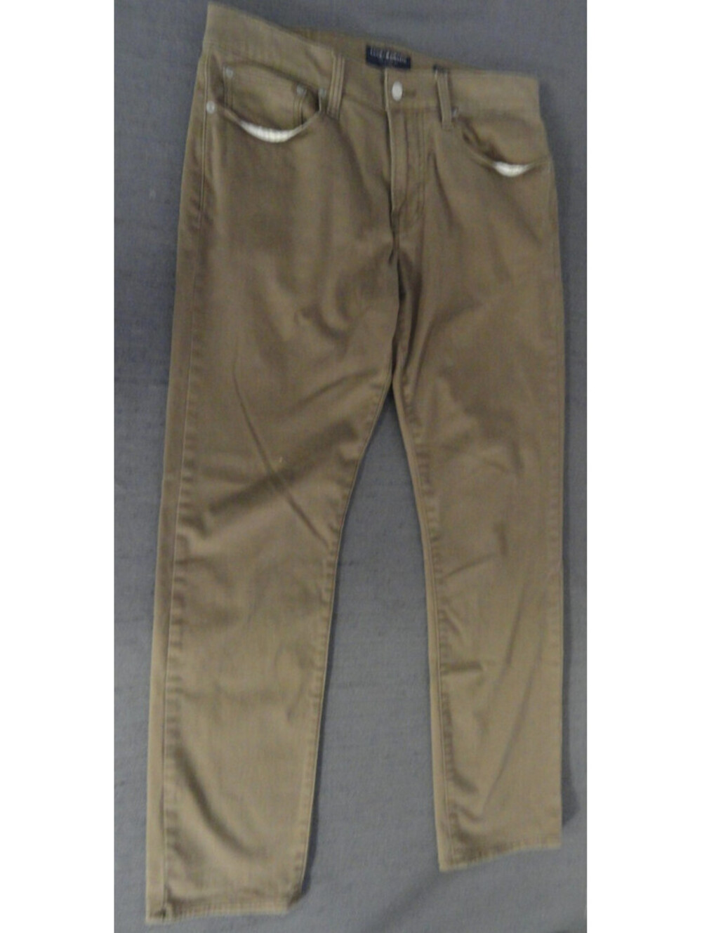 EUC DESIGNER LUCKY BRAND SLIM COTTON BLEND BROWN JEANS PANTS MEN'S SIZE 31X30